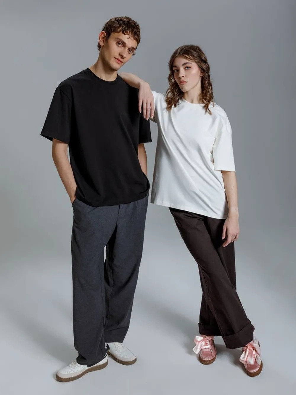 Футболка оверсайз Kangas, черная, XL/XXL заказать онлайн с вашим дизайном на заказ в Москве и области