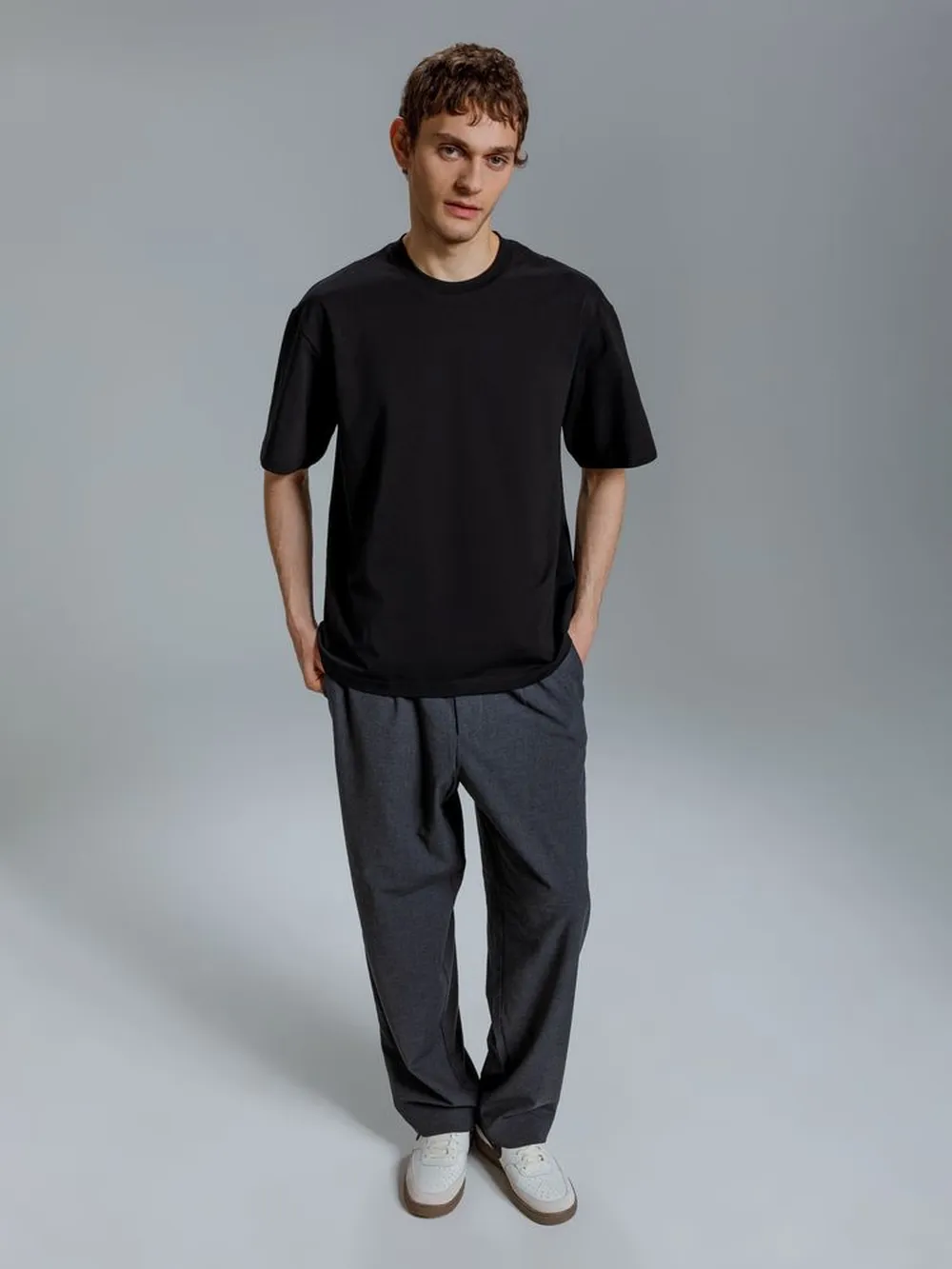 Футболка оверсайз Kangas, черная, XL/XXL заказать онлайн с вашим дизайном на заказ в Москве и области