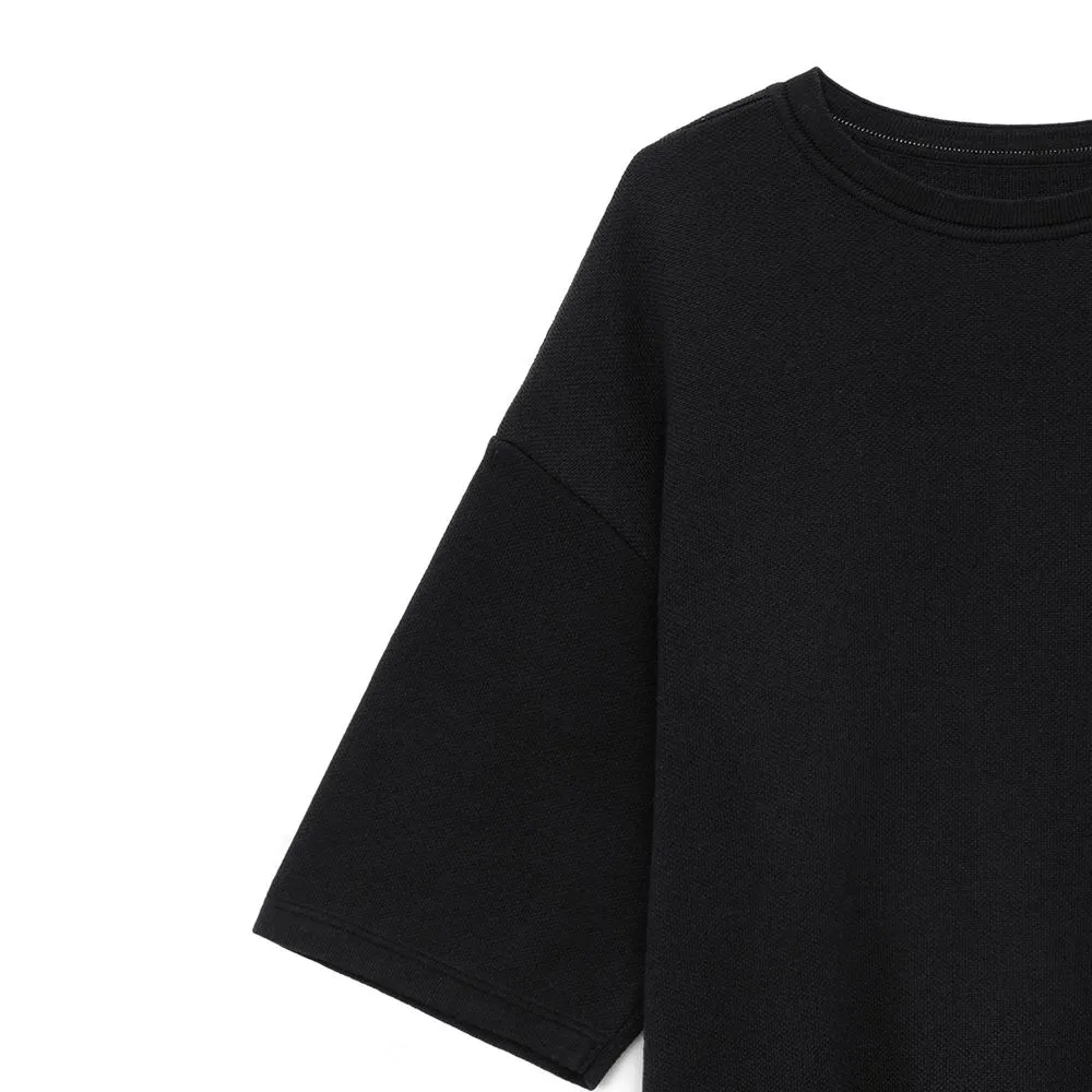 Джемпер с коротким рукавом Siluetti Volumica, черный, размер XL/XXL заказать онлайн с вашим дизайном на заказ в Москве и области