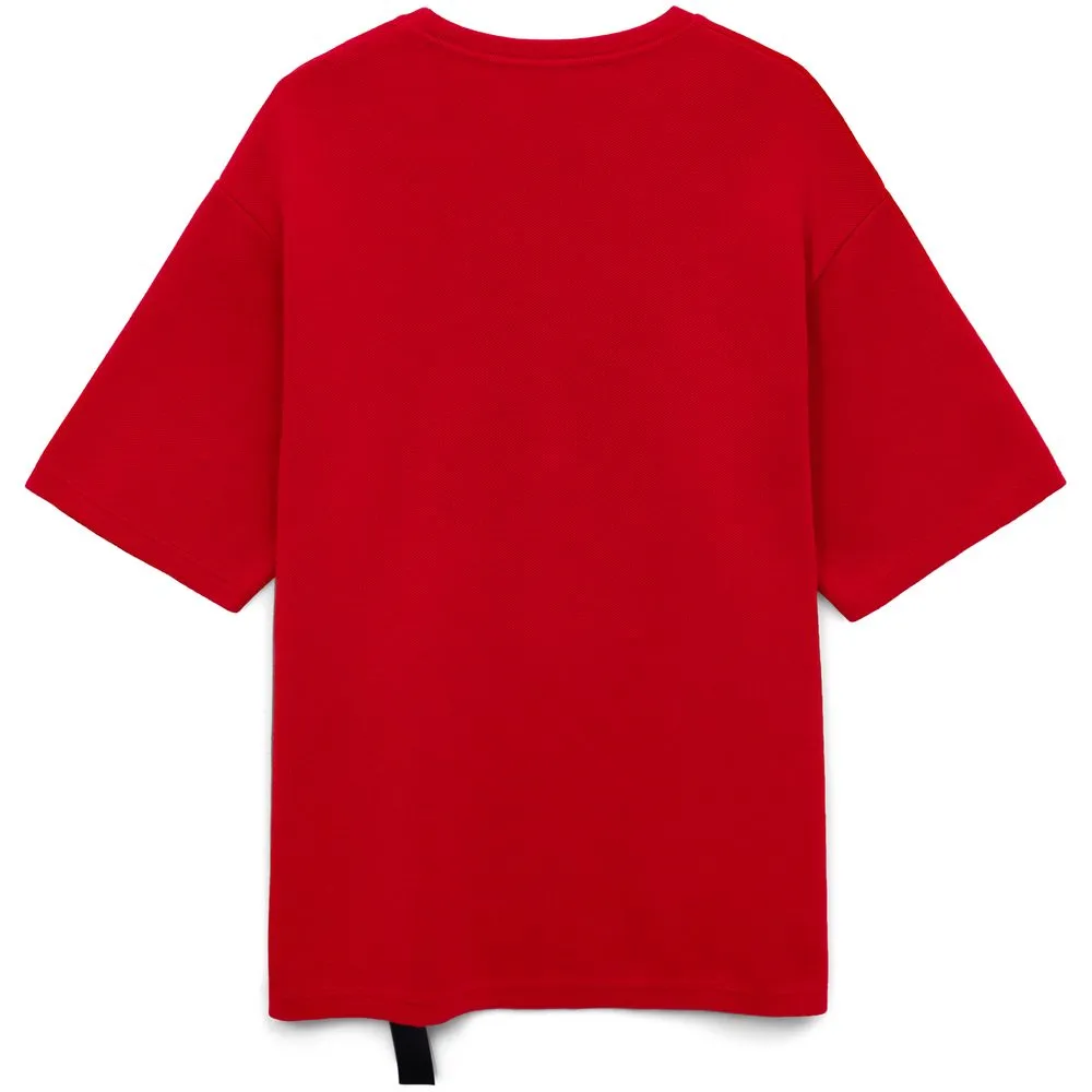 Джемпер с коротким рукавом Siluetti Volumica, красный, размер XL/XXL заказать онлайн с вашим дизайном на заказ в Москве и области