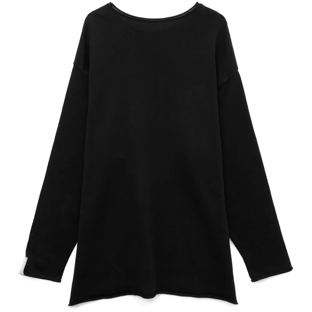 Лонгслив унисекс Siluetti Fuori, черный, размер L/XL заказать онлайн с вашим дизайном на заказ в Москве и области