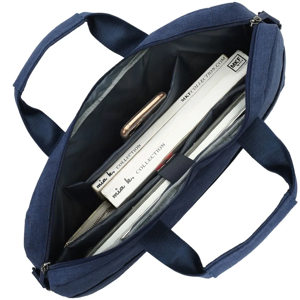 Cумка для ноутбука L227, синяя заказать онлайн с вашим дизайном на заказ в Москве и области