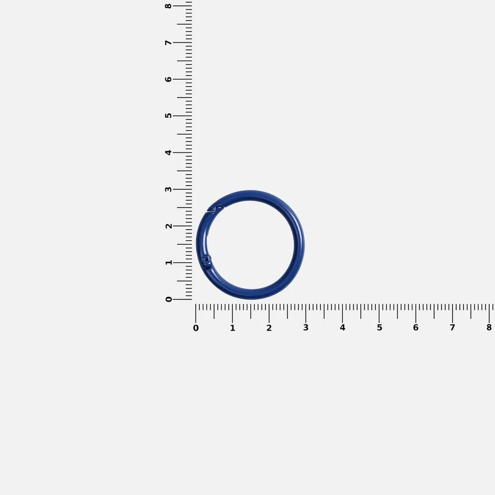 Карабин-кольцо Claus, L, синий заказать онлайн с вашим дизайном на заказ в Москве и области