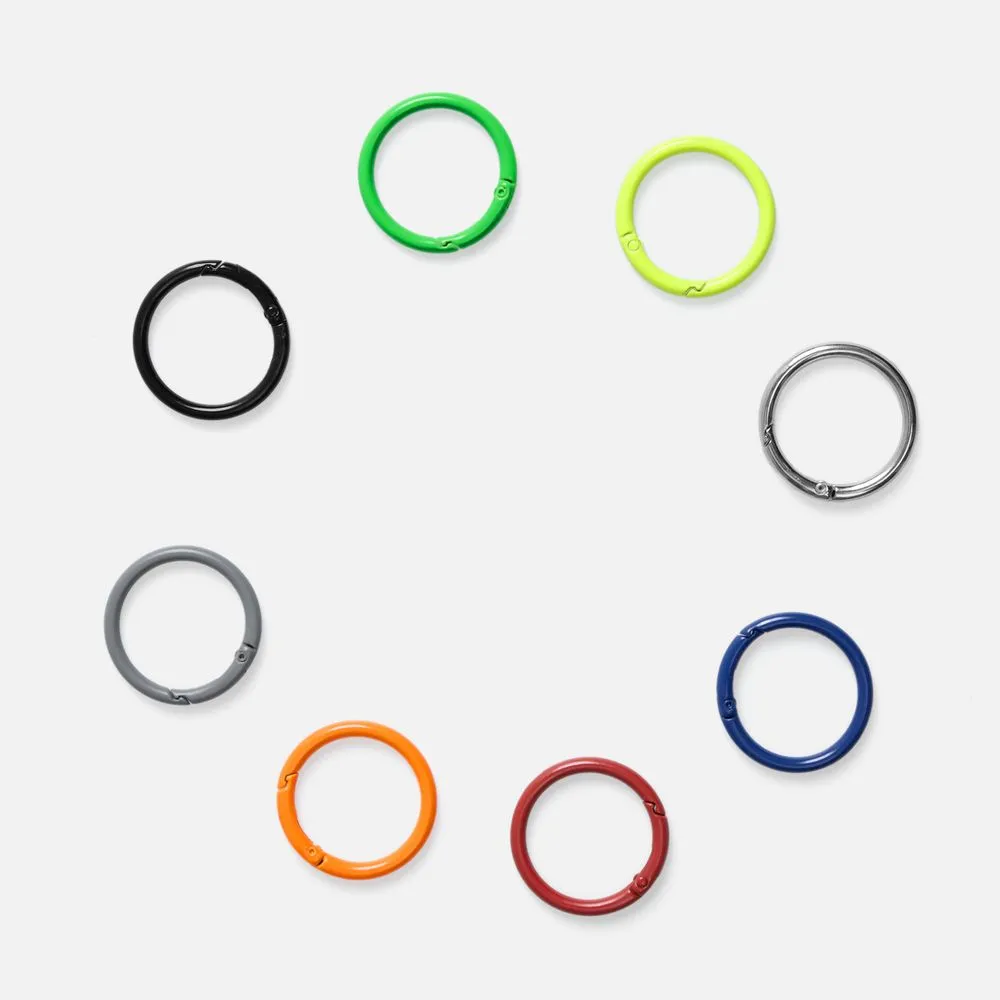 Карабин-кольцо Claus, L, синий заказать онлайн с вашим дизайном на заказ в Москве и области