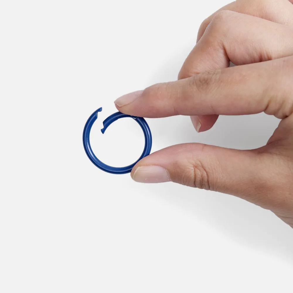 Карабин-кольцо Claus, L, синий заказать онлайн с вашим дизайном на заказ в Москве и области