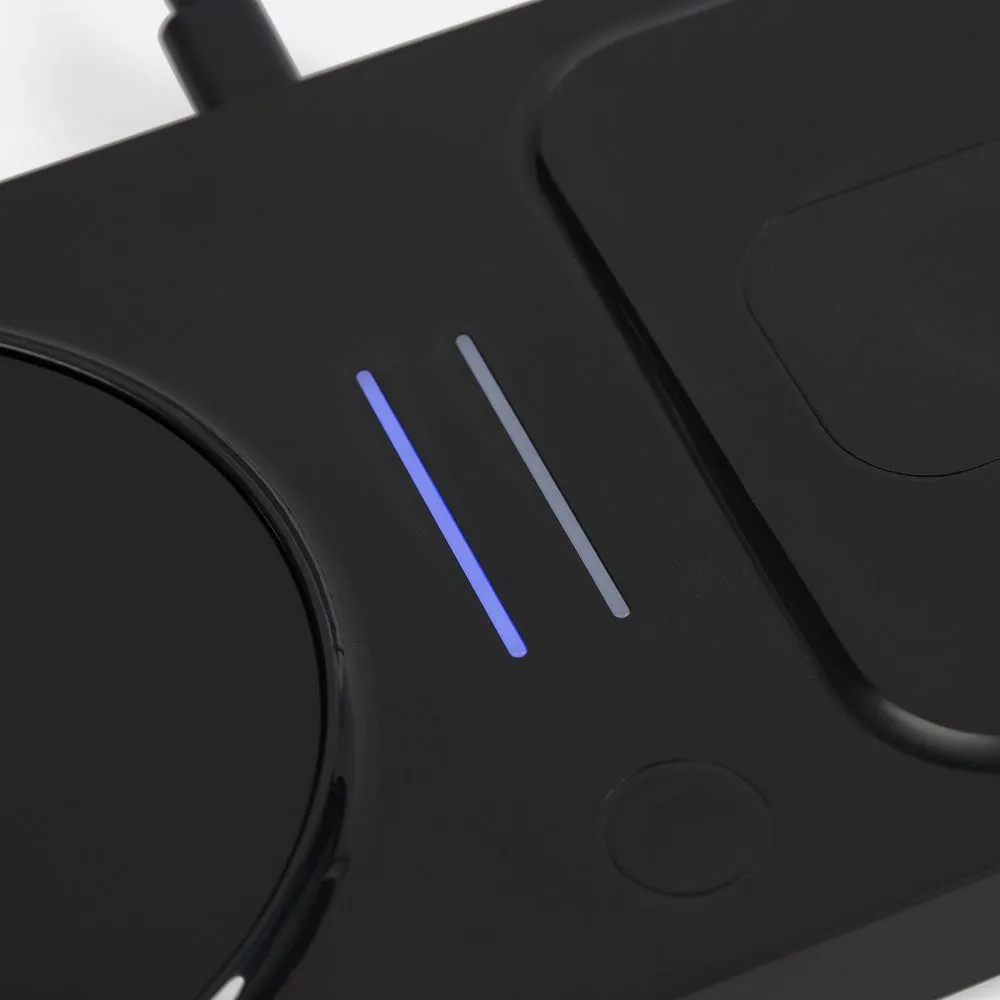 Беспроводное зарядное устройство с подогревом кружки Hot Task, черное заказать онлайн с вашим дизайном на заказ в Москве и области