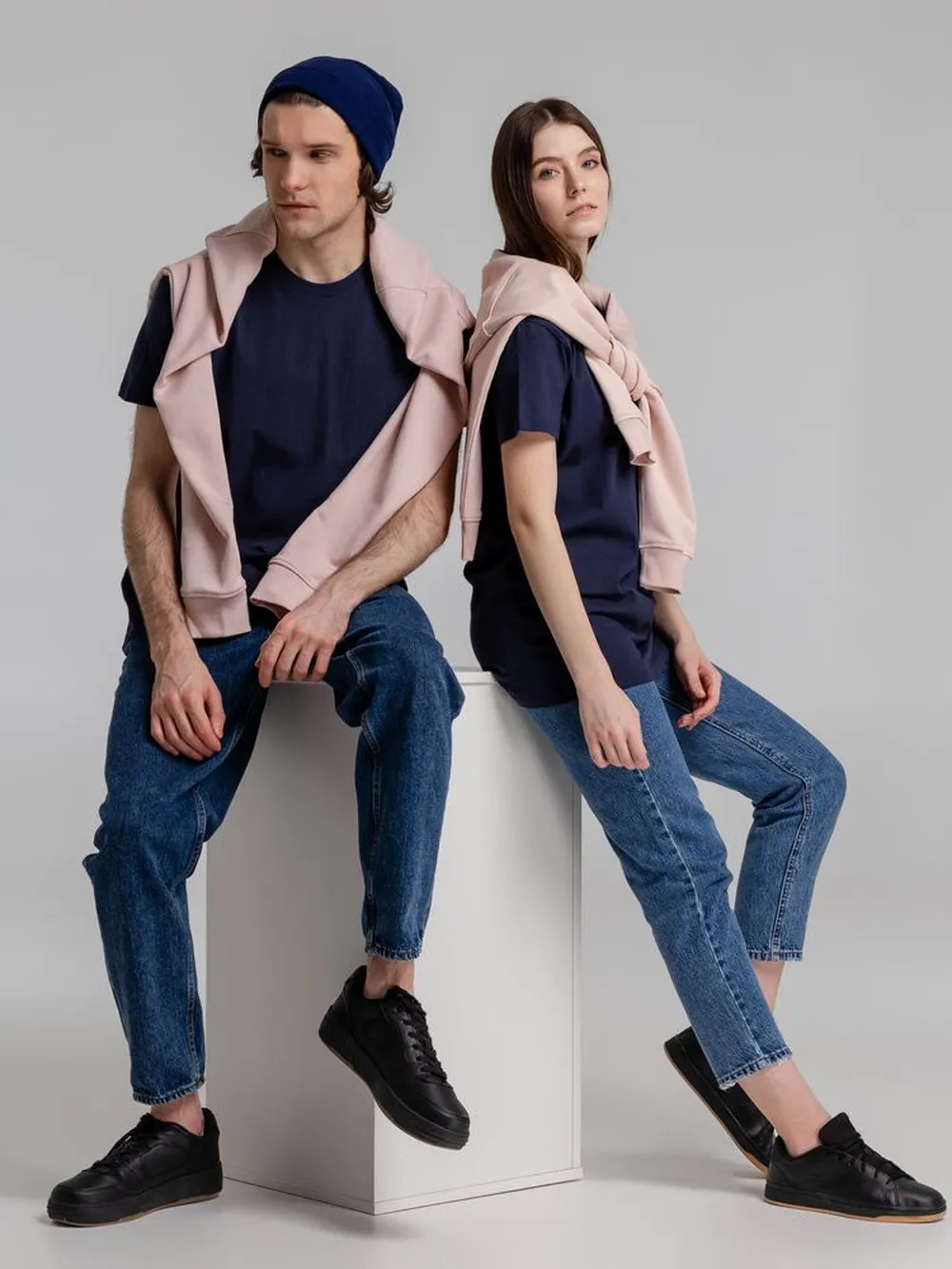 Футболка Imperial 190, кобальт (темно-синяя) заказать онлайн с вашим дизайном на заказ в Москве и области