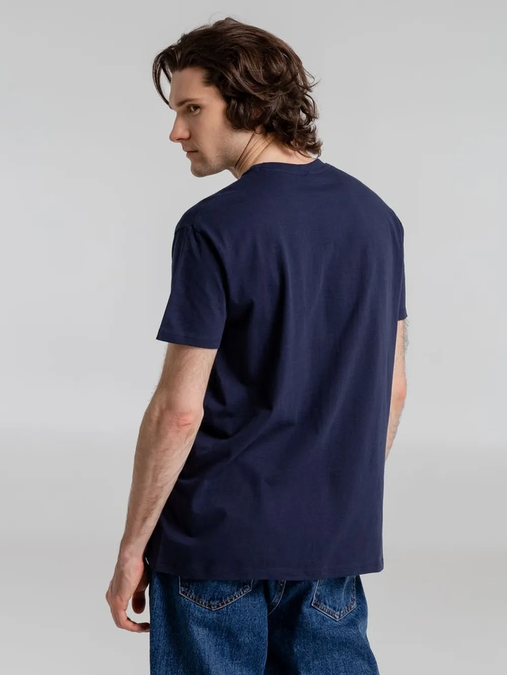 Футболка Imperial 190, кобальт (темно-синяя) заказать онлайн с вашим дизайном на заказ в Москве и области