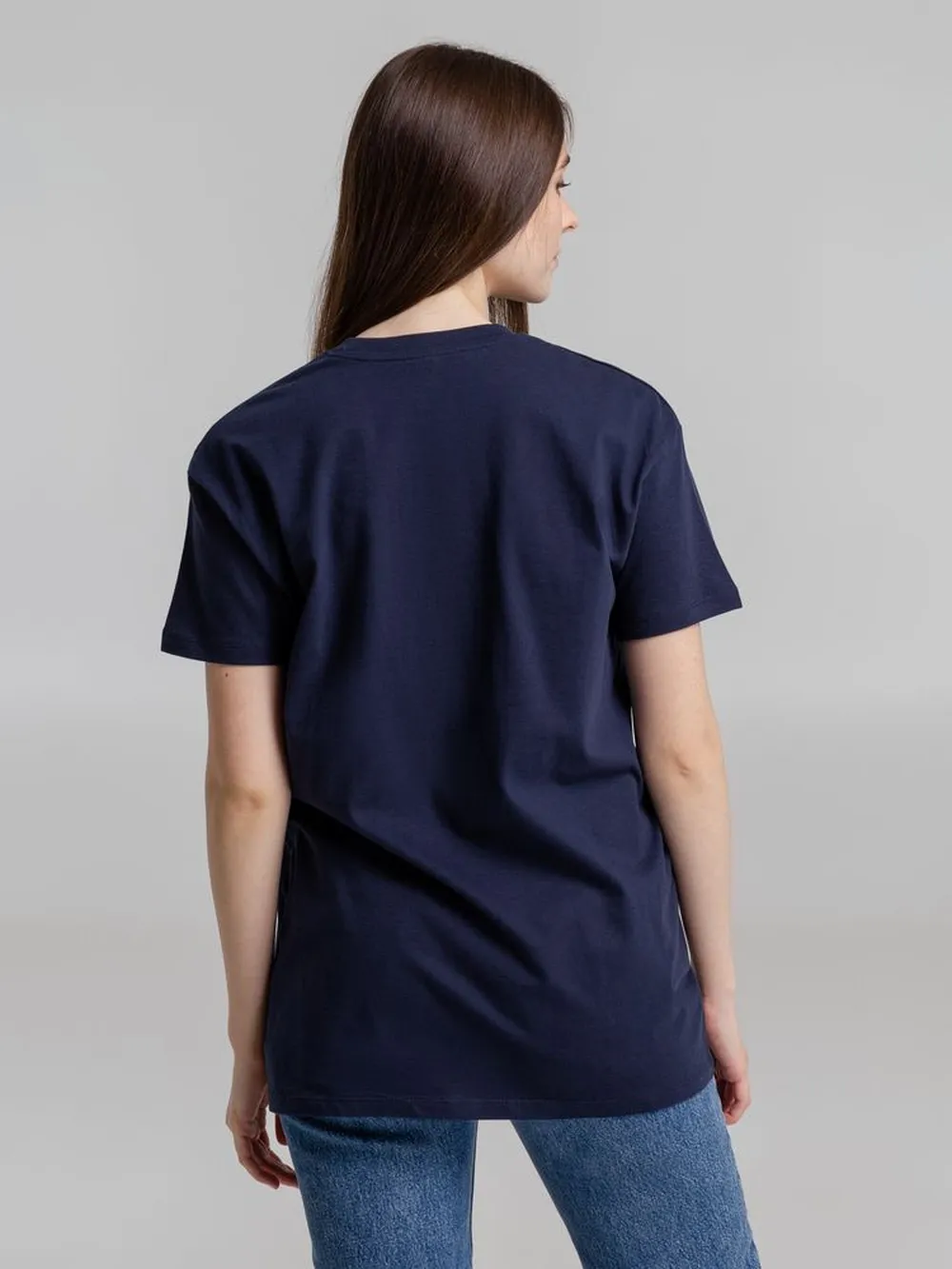 Футболка Imperial 190, кобальт (темно-синяя) заказать онлайн с вашим дизайном на заказ в Москве и области