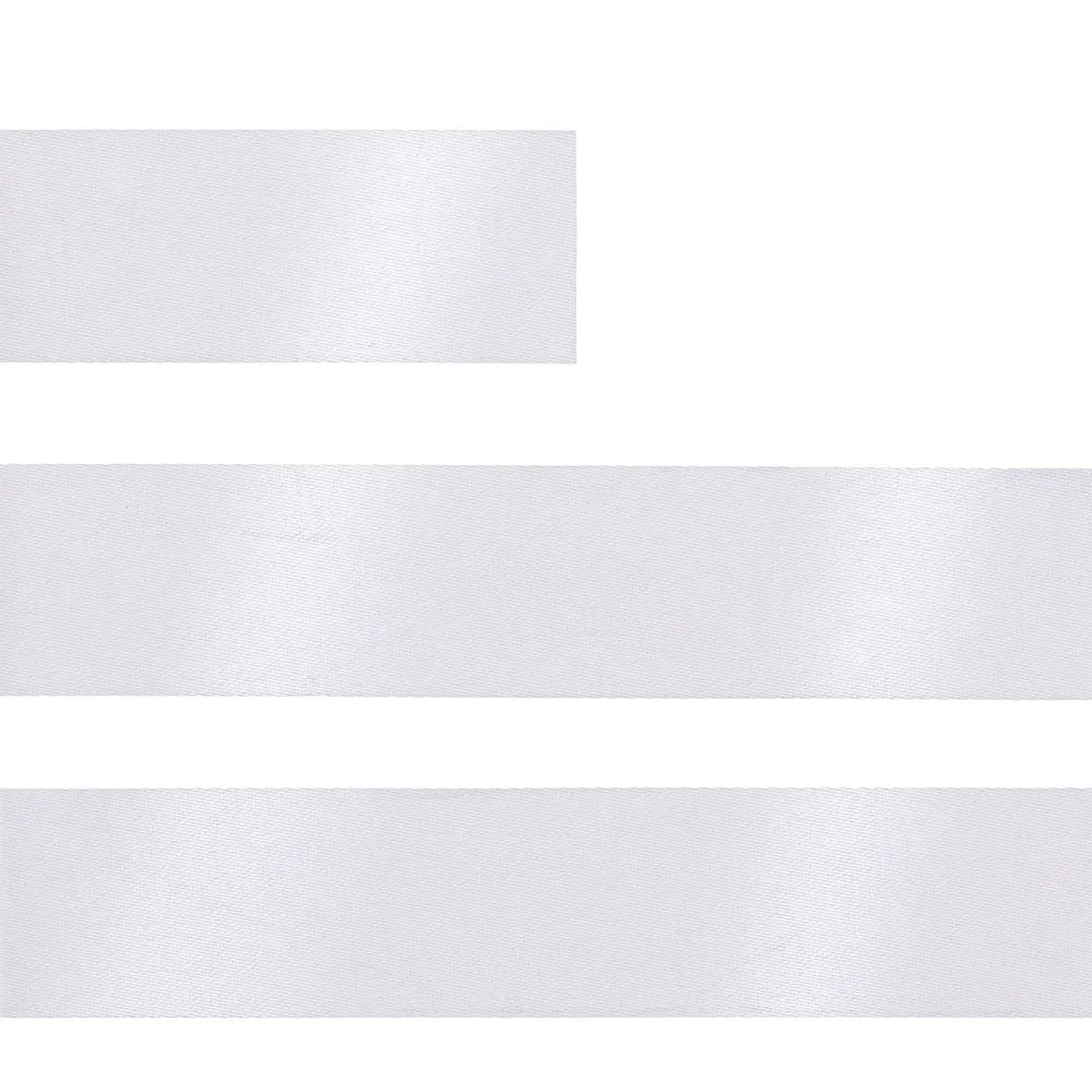 Лента сатиновая Satin 20 M, белая, 60 см заказать онлайн с вашим дизайном на заказ в Москве и области