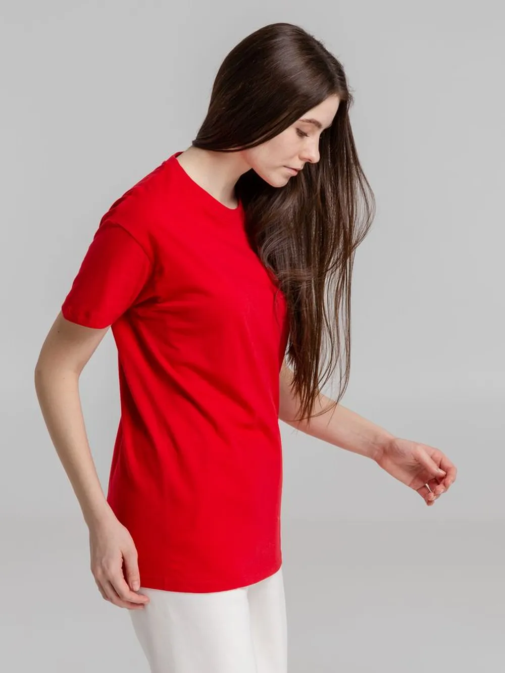 Футболка Imperial 190 красная, размер XS заказать онлайн с вашим дизайном на заказ в Москве и области