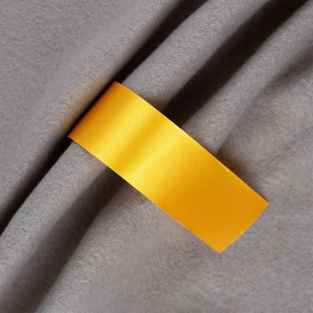 Лента сатиновая Satin 35 М, желтая, 70 см заказать онлайн с вашим дизайном на заказ в Москве и области
