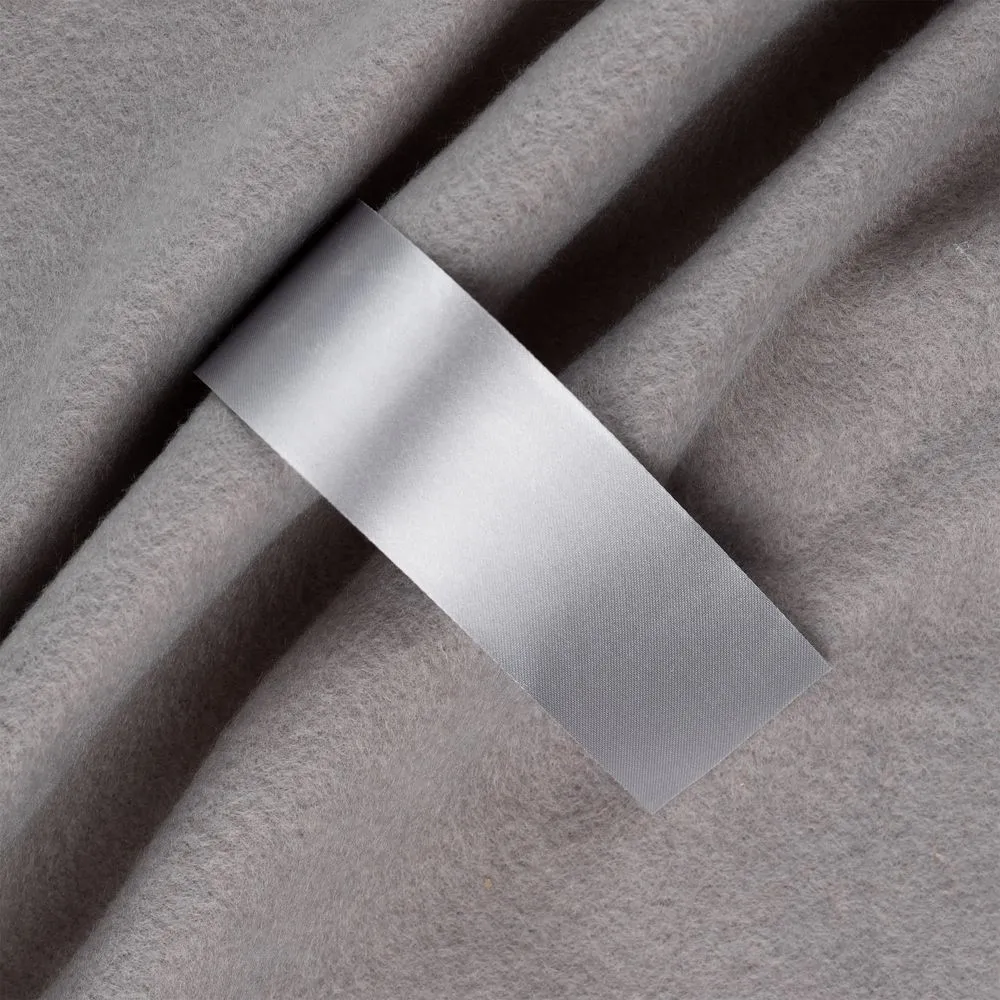 Лента сатиновая Satin 35 М, серая, 100 см заказать онлайн с вашим дизайном на заказ в Москве и области