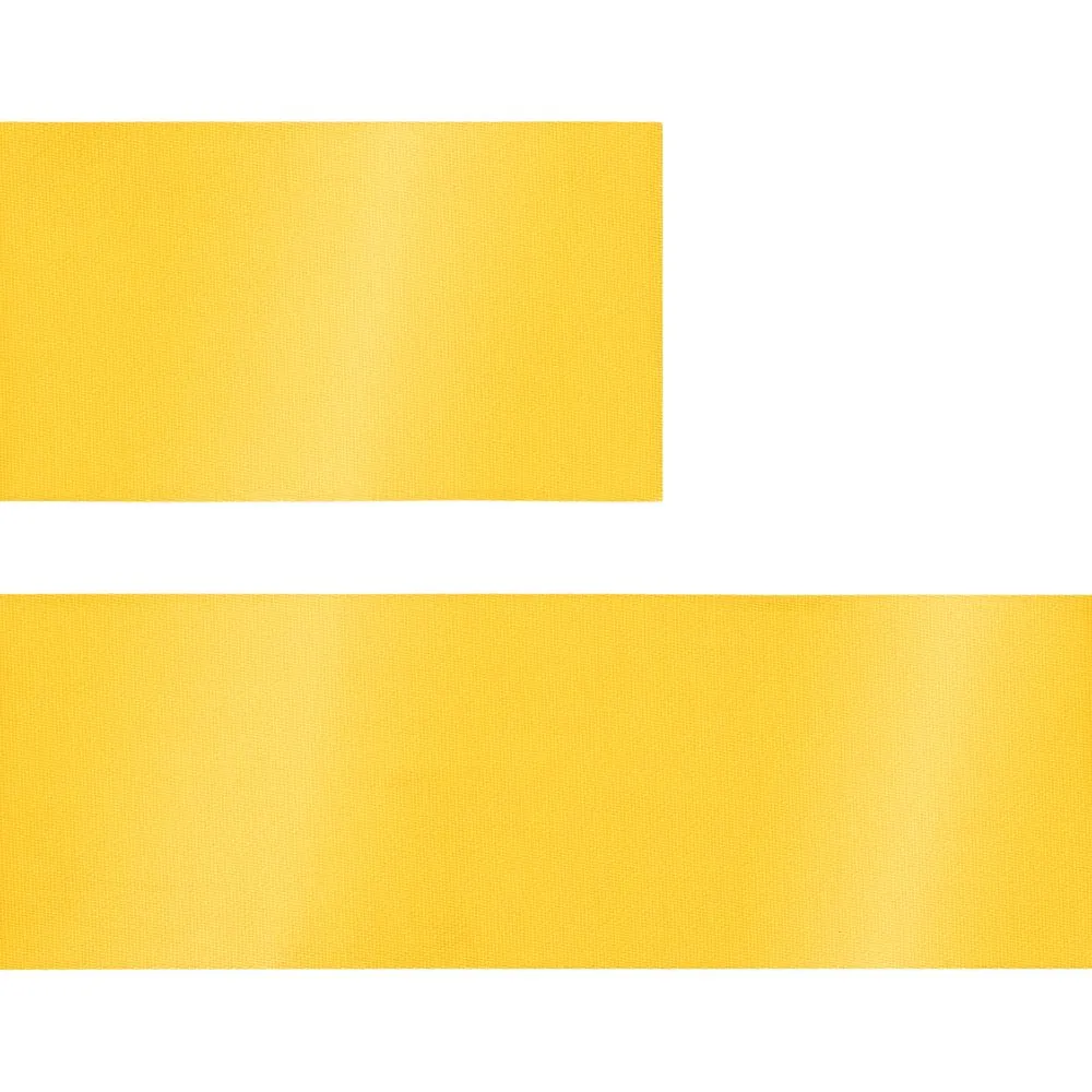 Лента сатиновая Satin 35 XL, желтая, 170 см заказать онлайн с вашим дизайном на заказ в Москве и области
