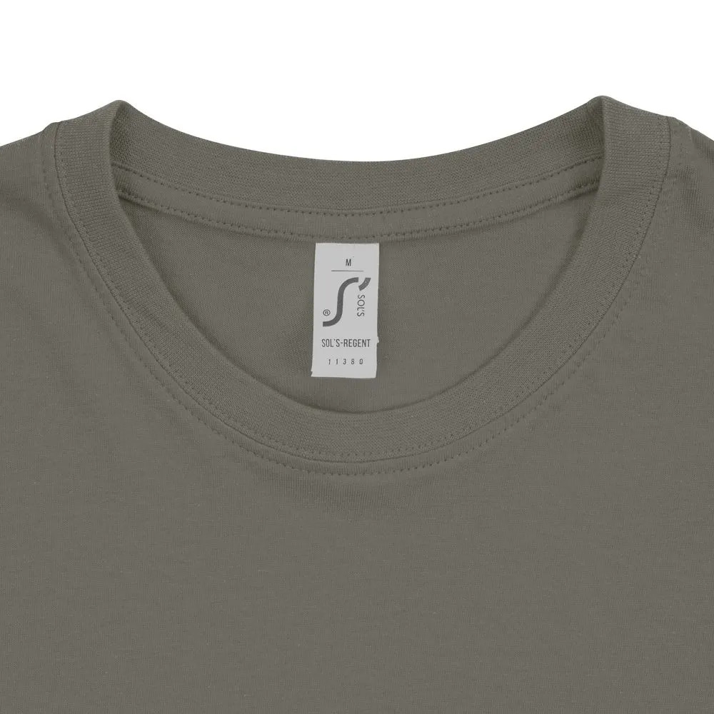 Футболка Regent 150 серая (стальная), размер L заказать онлайн с вашим дизайном на заказ в Москве и области