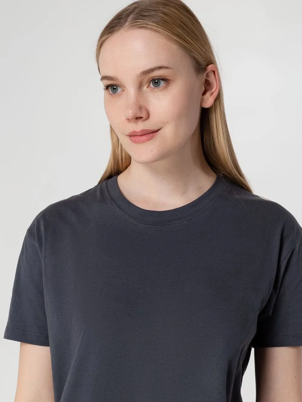 Футболка Regent 150 серая (стальная), размер L заказать онлайн с вашим дизайном на заказ в Москве и области