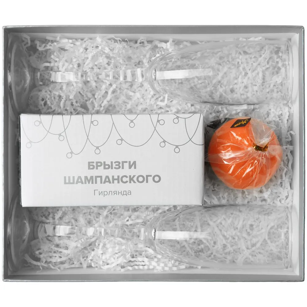 Набор Sparkling Year со свечой «Мандарин» заказать онлайн с вашим дизайном на заказ в Москве и области