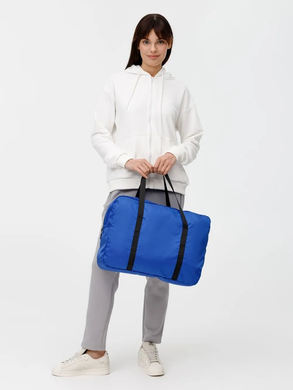 Спортивная сумка Ligero, синяя заказать онлайн с вашим дизайном на заказ в Москве и области