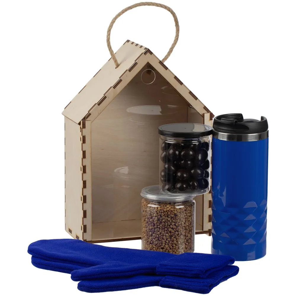 Набор Sweet Embrace, синий заказать онлайн с вашим дизайном на заказ в Москве и области