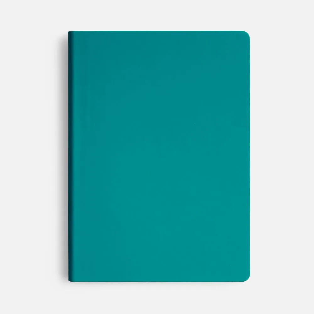 Ежедневник Flex Shall New, недатированный, бирюзовый заказать онлайн с вашим дизайном на заказ в Москве и области