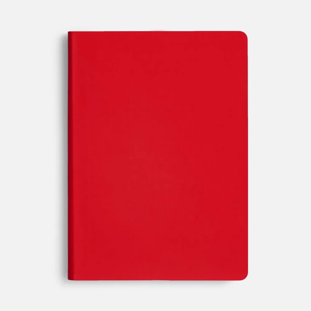 Блокнот Flex Shall ver.2, красный заказать онлайн с вашим дизайном на заказ в Москве и области