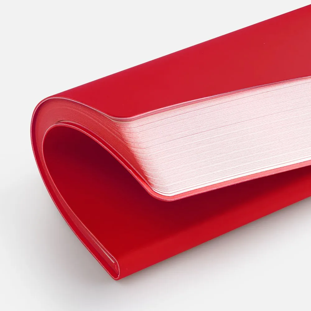 Блокнот Flex Shall ver.2, красный заказать онлайн с вашим дизайном на заказ в Москве и области