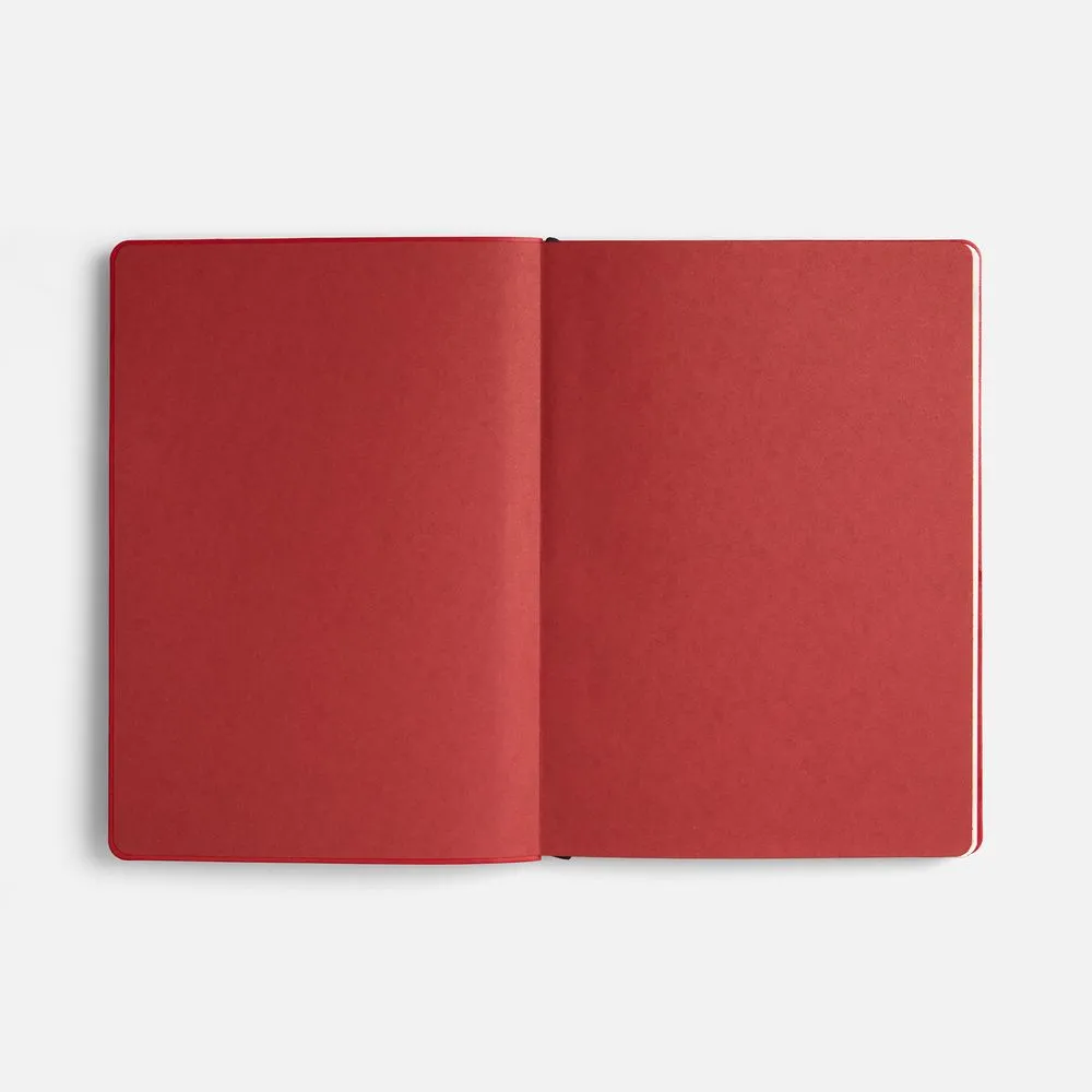 Ежедневник Doppio, недатированный, черный с красным заказать онлайн с вашим дизайном на заказ в Москве и области