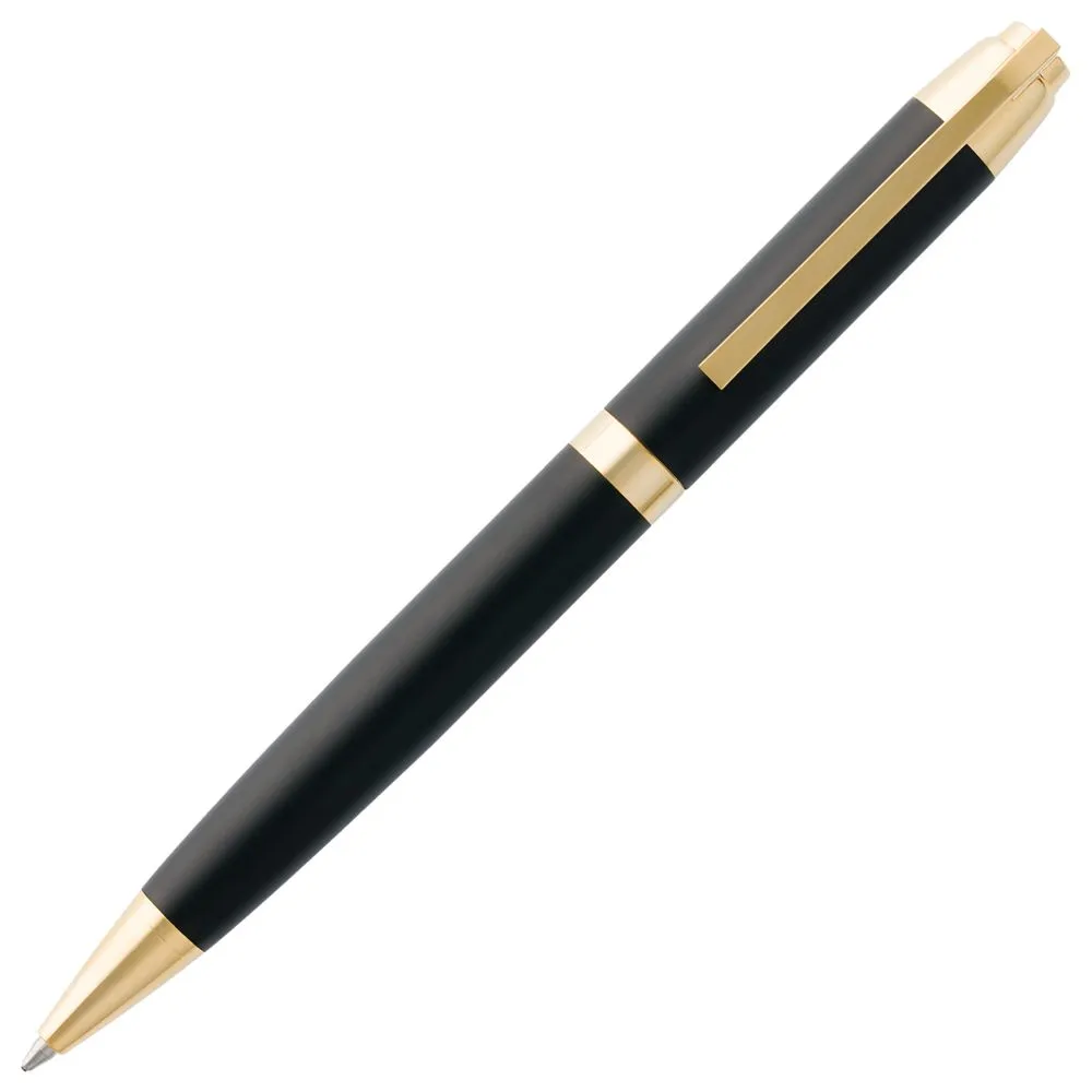 Ручка шариковая Razzo Gold, ver.2, черная заказать онлайн с вашим дизайном на заказ в Москве и области