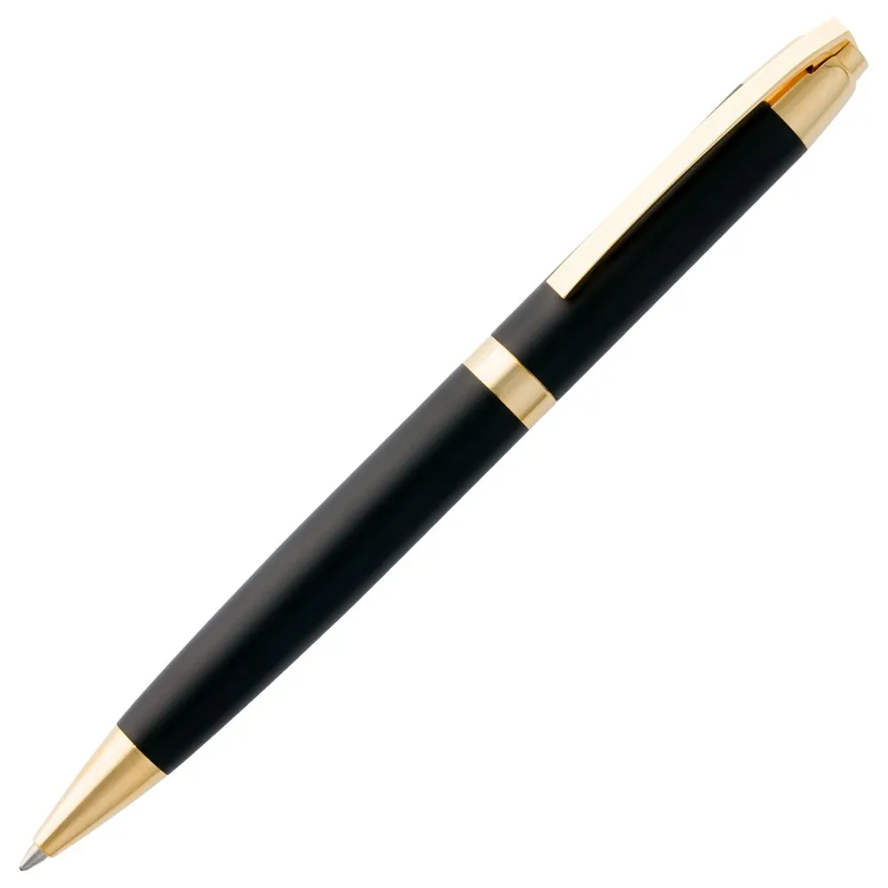 Ручка шариковая Razzo Gold, ver.2, черная заказать онлайн с вашим дизайном на заказ в Москве и области