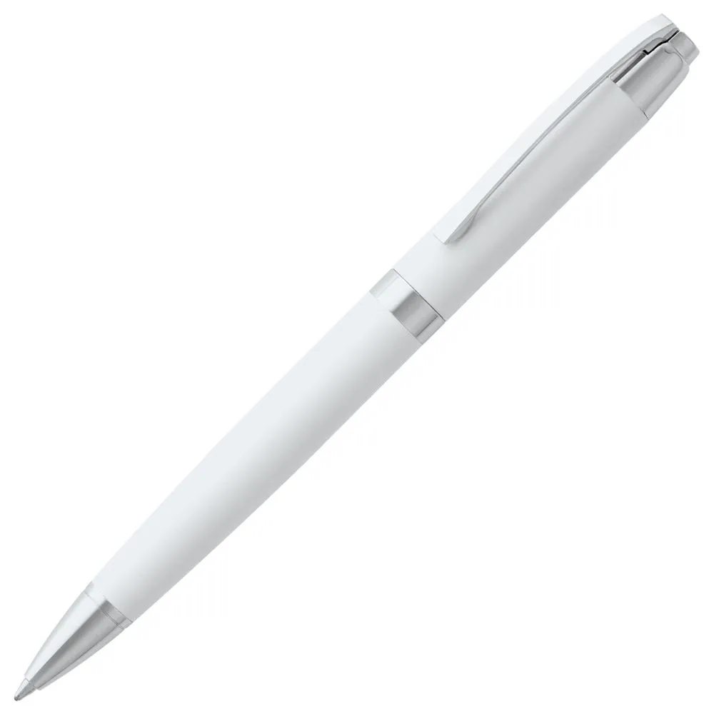 Ручка шариковая Razzo Chrome, ver.2, белый заказать онлайн с вашим дизайном на заказ в Москве и области