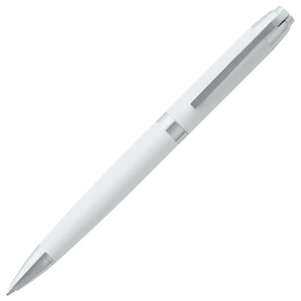 Ручка шариковая Razzo Chrome, ver.2, белый заказать онлайн с вашим дизайном на заказ в Москве и области