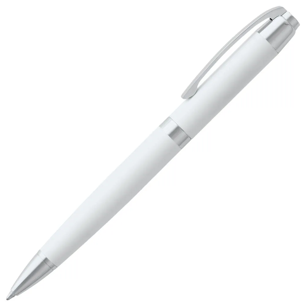 Ручка шариковая Razzo Chrome, ver.2, белый заказать онлайн с вашим дизайном на заказ в Москве и области