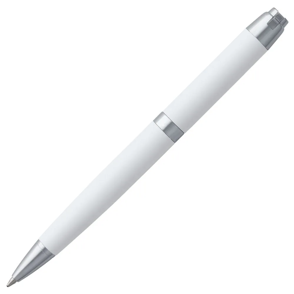 Ручка шариковая Razzo Chrome, ver.2, белый заказать онлайн с вашим дизайном на заказ в Москве и области