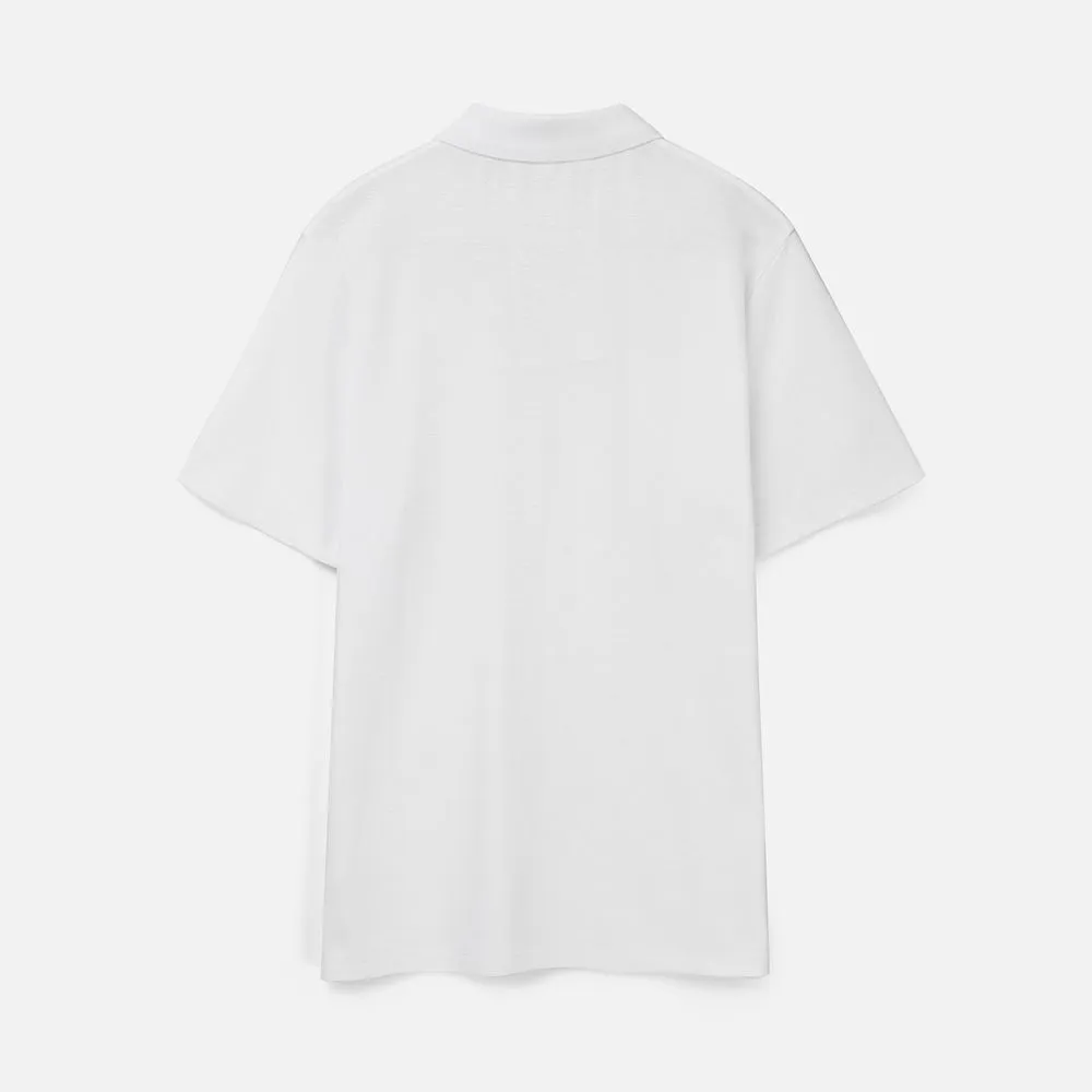 Рубашка поло унисекс Tervise, белая, размер L заказать онлайн с вашим дизайном на заказ в Москве и области