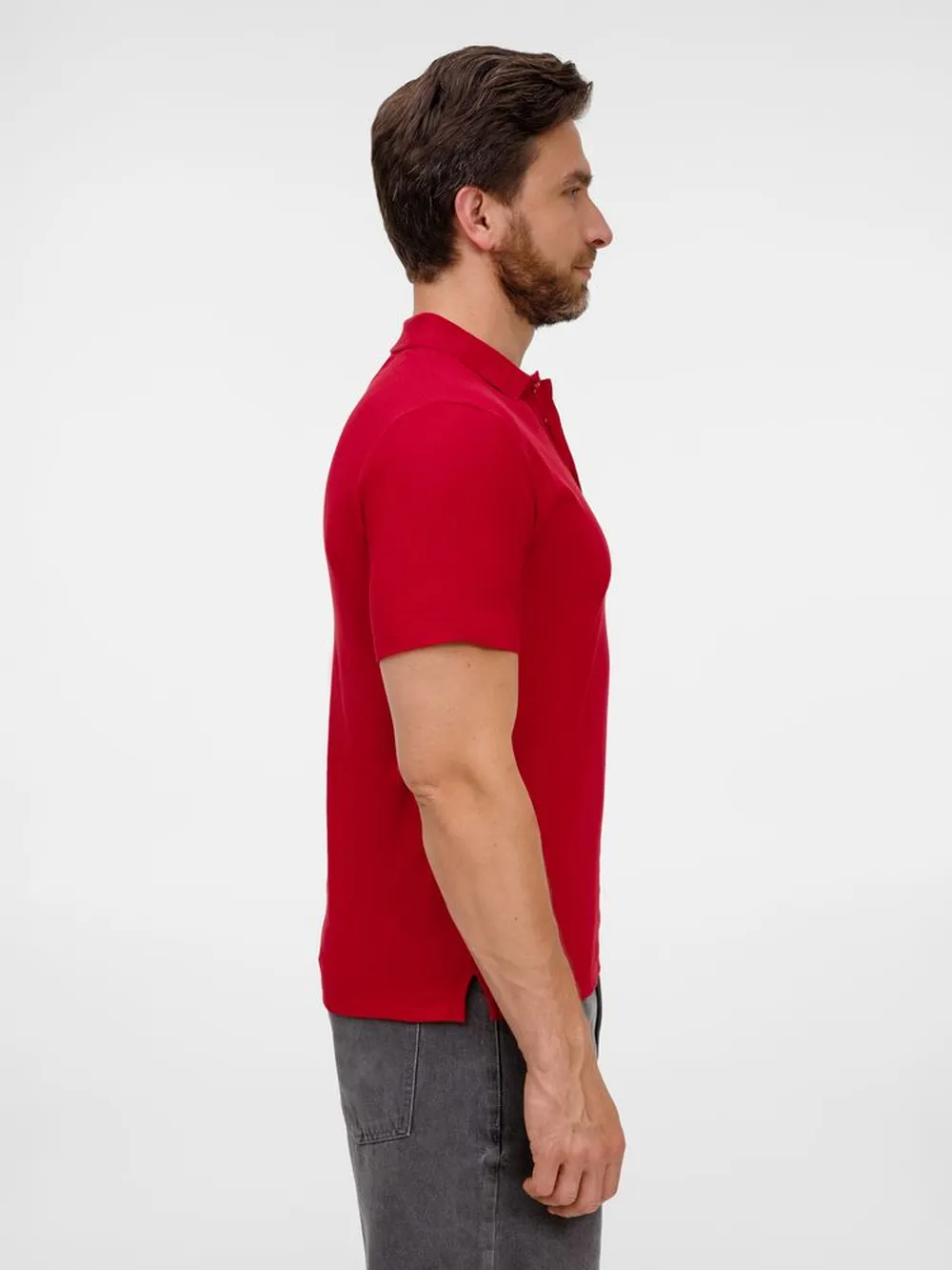 Рубашка поло унисекс Tervise, красная, размер S заказать онлайн с вашим дизайном на заказ в Москве и области