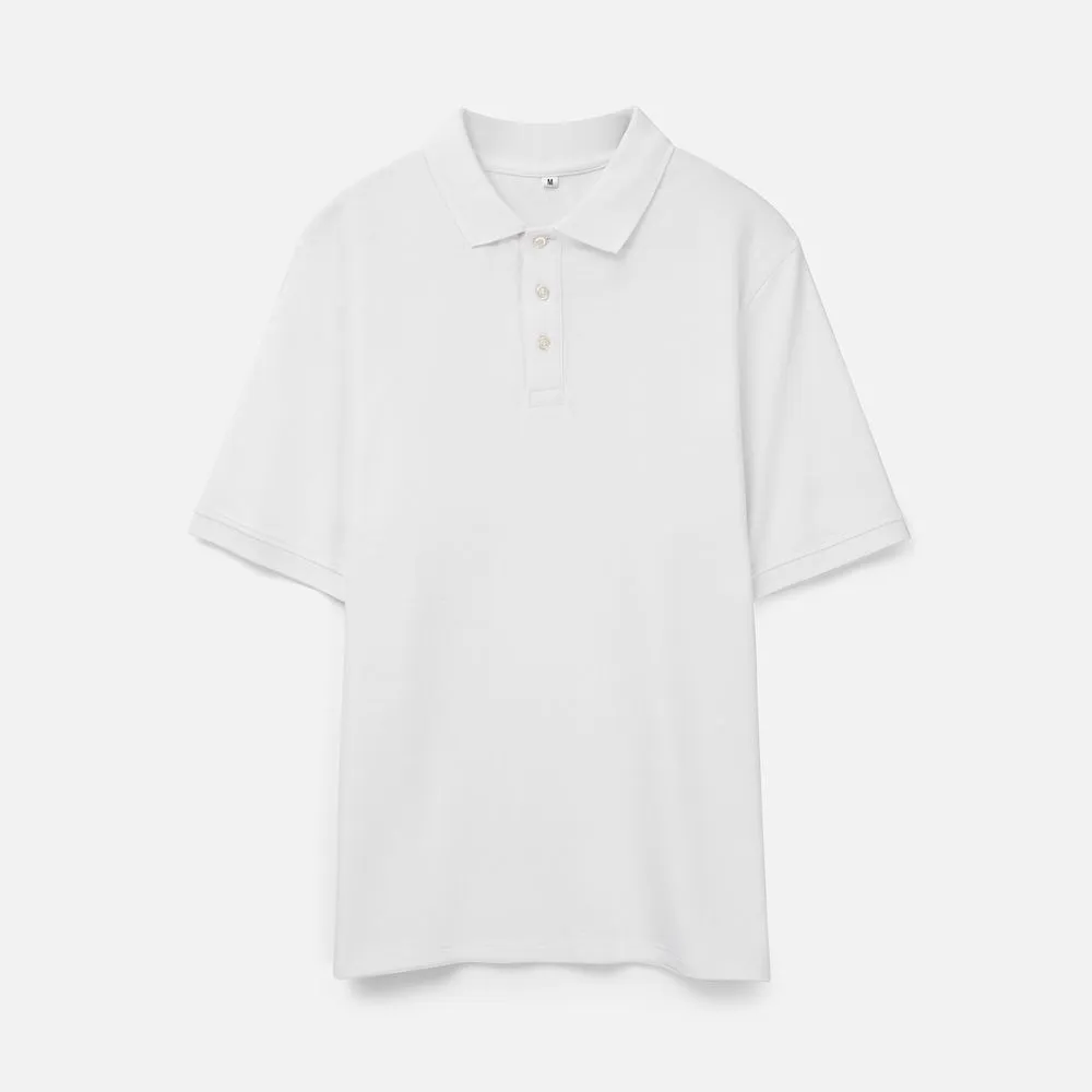 Рубашка поло унисекс Upswing, белая, размер M заказать онлайн с вашим дизайном на заказ в Москве и области