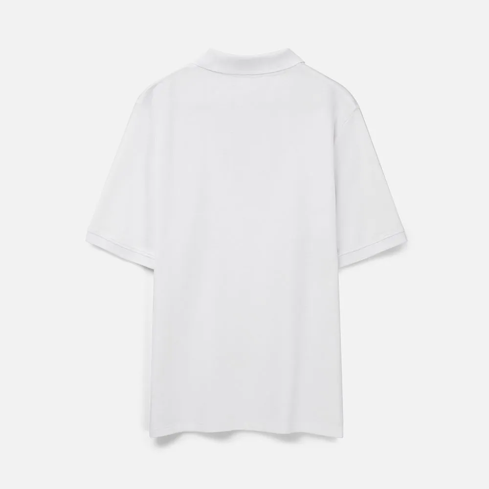 Рубашка поло унисекс Upswing, белая, размер M заказать онлайн с вашим дизайном на заказ в Москве и области