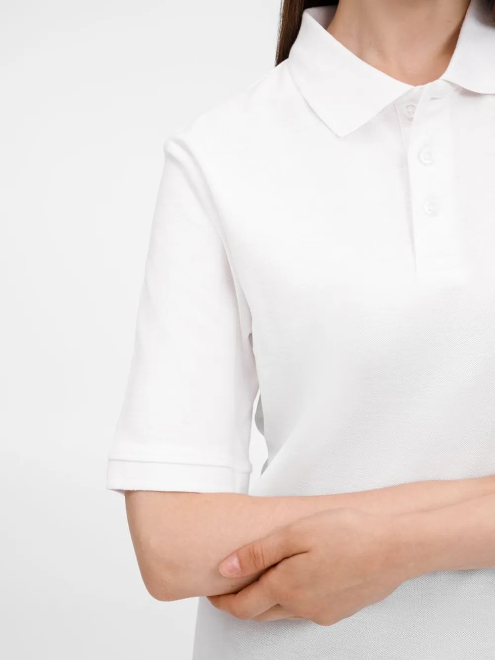 Рубашка поло унисекс Upswing, белая, размер M заказать онлайн с вашим дизайном на заказ в Москве и области