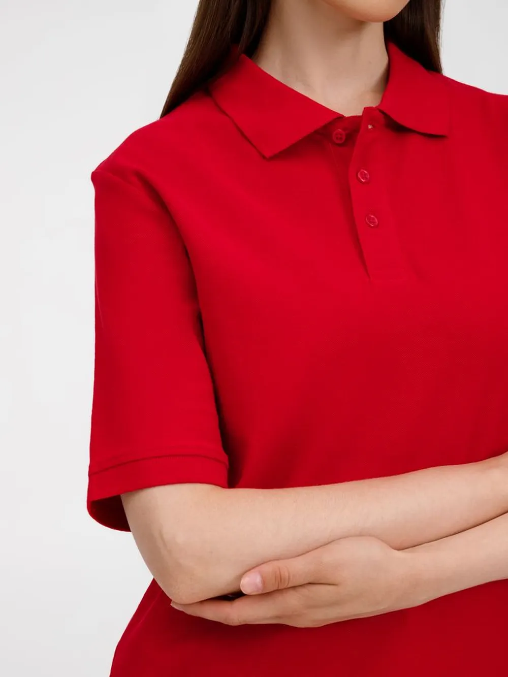 Рубашка поло унисекс Upswing, красная заказать онлайн с вашим дизайном на заказ в Москве и области