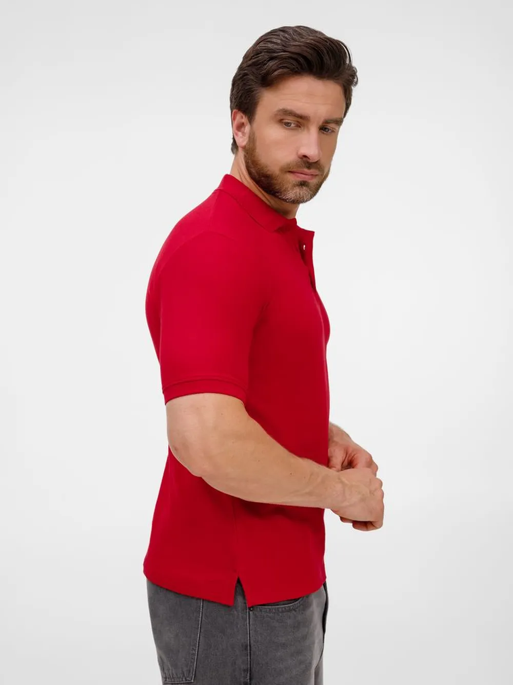 Рубашка поло унисекс Upswing, красная, размер XXL заказать онлайн с вашим дизайном на заказ в Москве и области