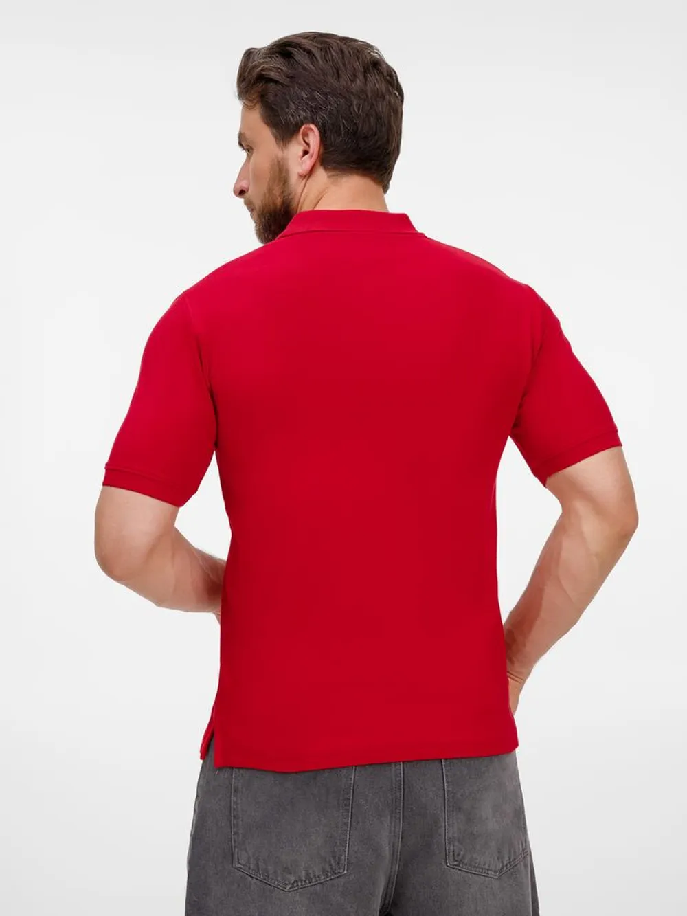 Рубашка поло унисекс Upswing, красная, размер XXL заказать онлайн с вашим дизайном на заказ в Москве и области