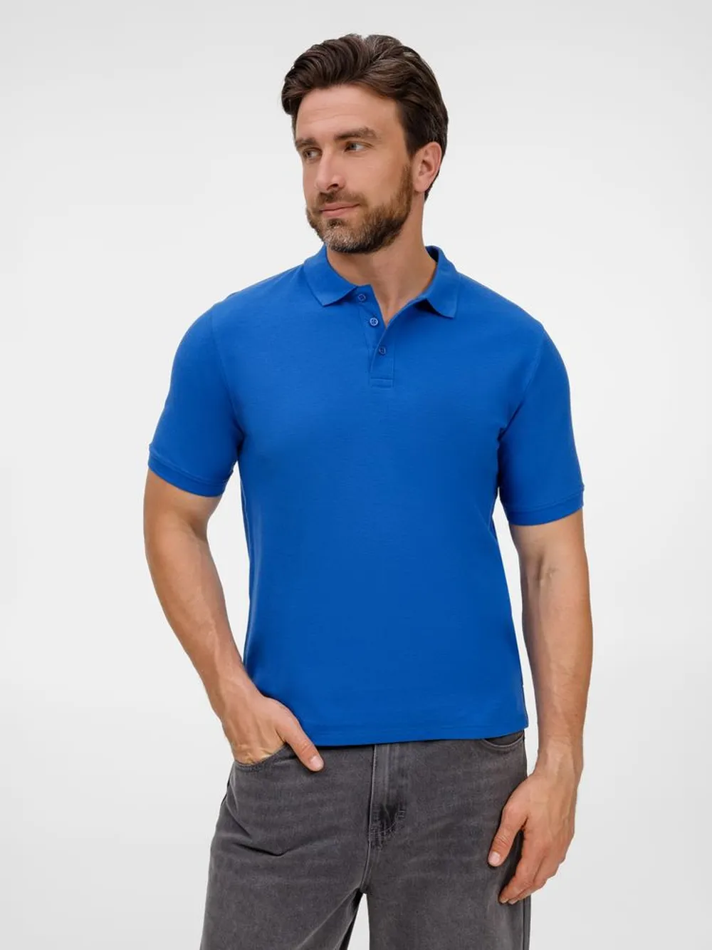 Рубашка поло унисекс Upswing, ярко-синяя заказать онлайн с вашим дизайном на заказ в Москве и области