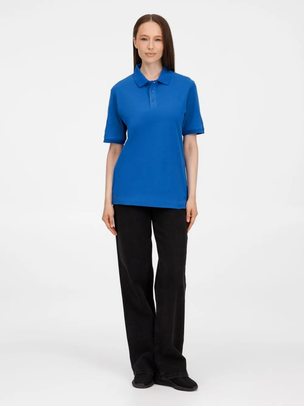 Рубашка поло унисекс Upswing, ярко-синяя заказать онлайн с вашим дизайном на заказ в Москве и области