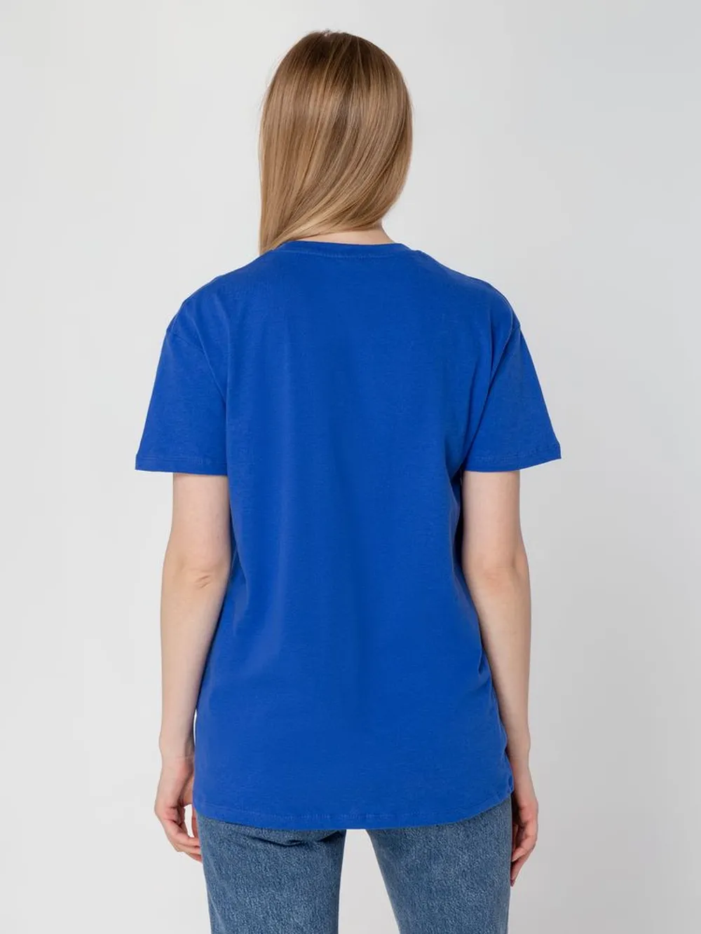 Футболка Regent 150 ярко-синяя (royal), размер XXL заказать онлайн с вашим дизайном на заказ в Москве и области