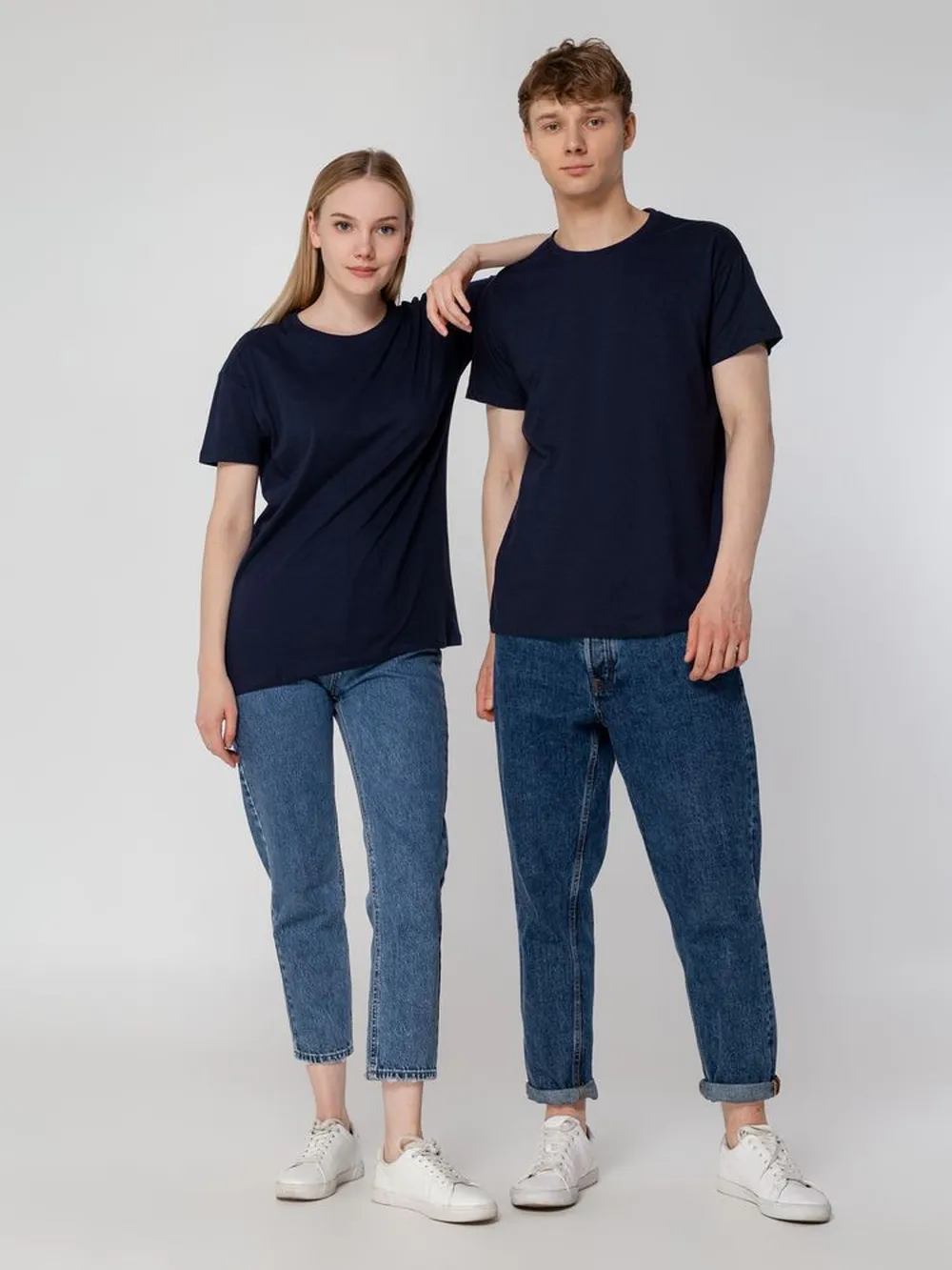 Футболка Regent 150 кобальт (темно-синяя), размер M заказать онлайн с вашим дизайном на заказ в Москве и области