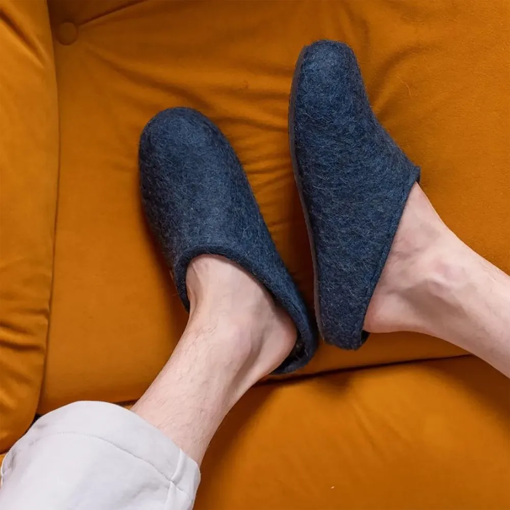 Домашние валенки Step, темно-синие (индиго), размер 39 заказать онлайн с вашим дизайном на заказ в Москве и области