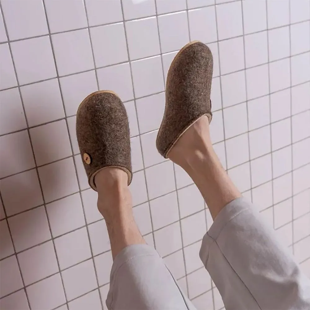 Домашние валенки Step, серо-коричневые (натуральные), размер 36 заказать онлайн с вашим дизайном на заказ в Москве и области