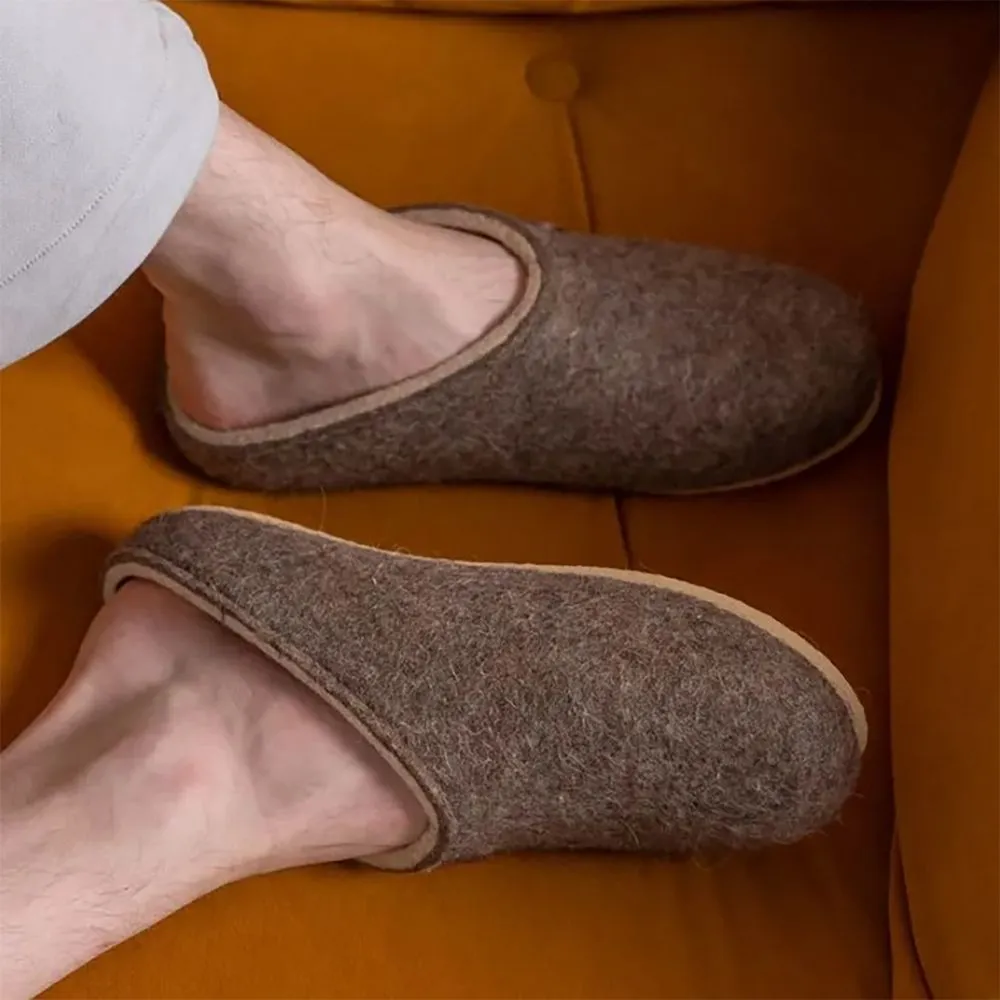 Домашние валенки Step, серо-коричневые (натуральные), размер 36 заказать онлайн с вашим дизайном на заказ в Москве и области