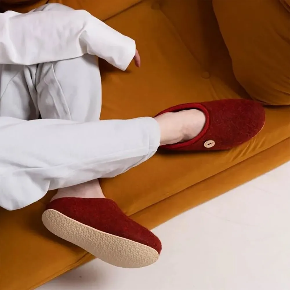 Домашние валенки Step, красно-коричневые (терракот), размер 41 заказать онлайн с вашим дизайном на заказ в Москве и области