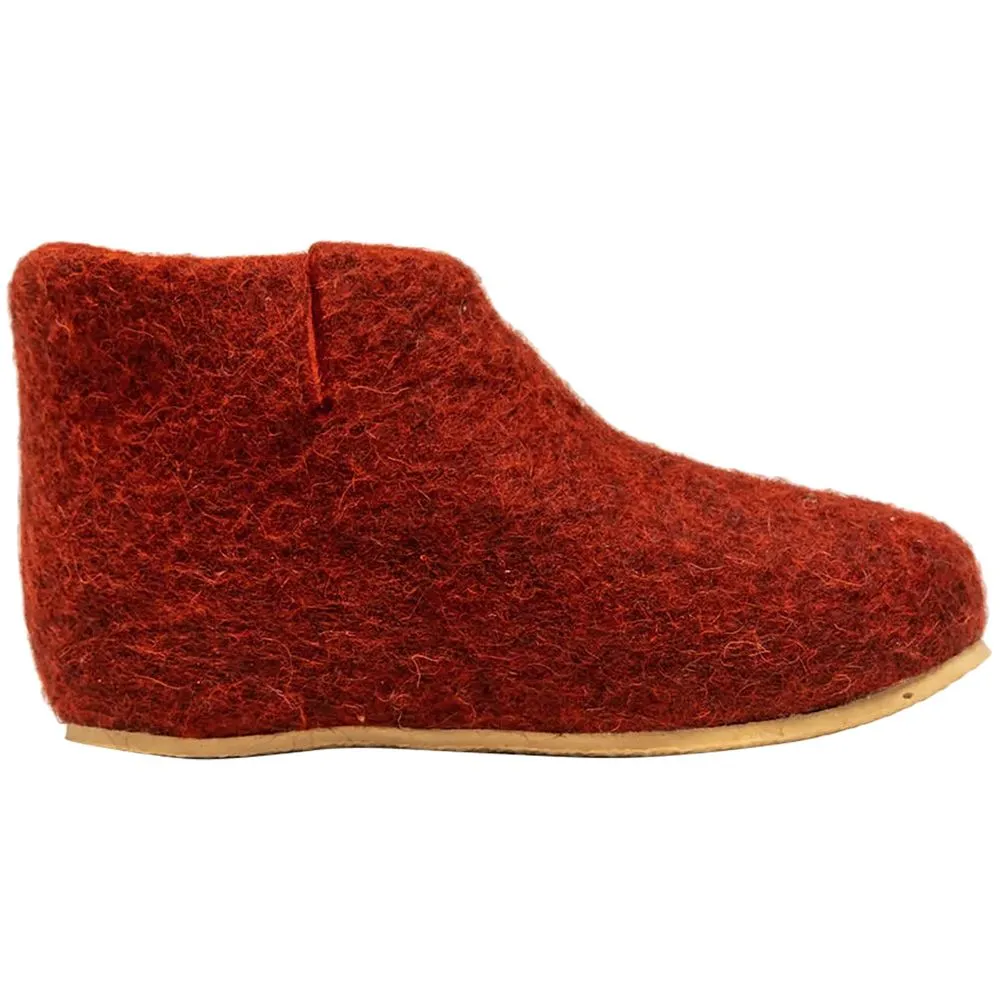 Домашние валенки Wild, красно-коричневые (терракот), размер 47 заказать онлайн с вашим дизайном на заказ в Москве и области
